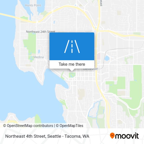 Northeast 4th Street map