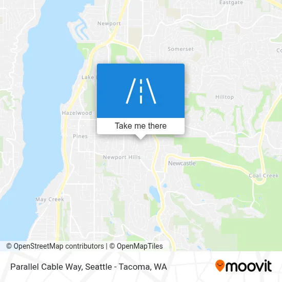 Parallel Cable Way map