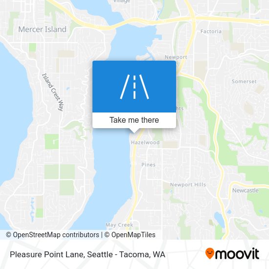 Pleasure Point Lane map