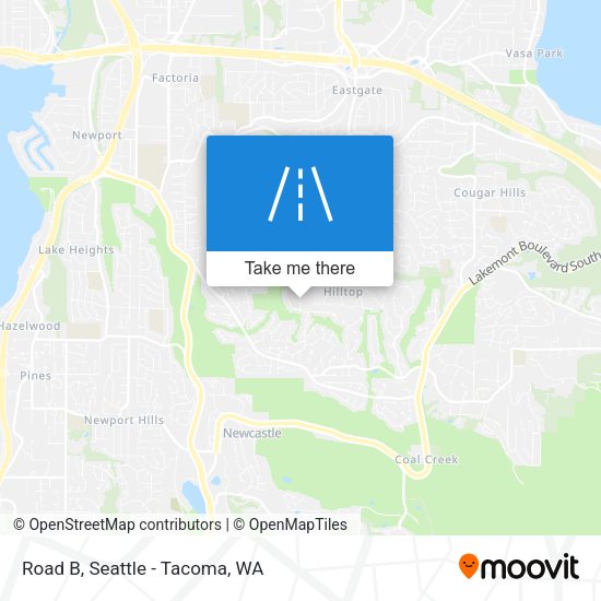 Road B map
