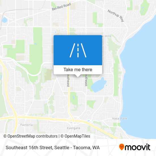Mapa de Southeast 16th Street