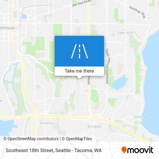 Mapa de Southeast 18th Street