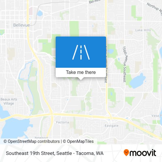 Mapa de Southeast 19th Street