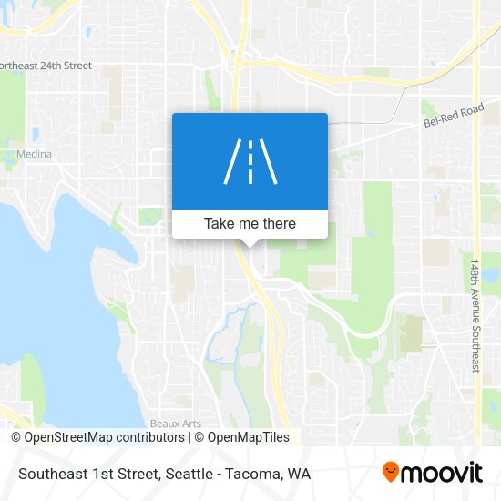 Mapa de Southeast 1st Street