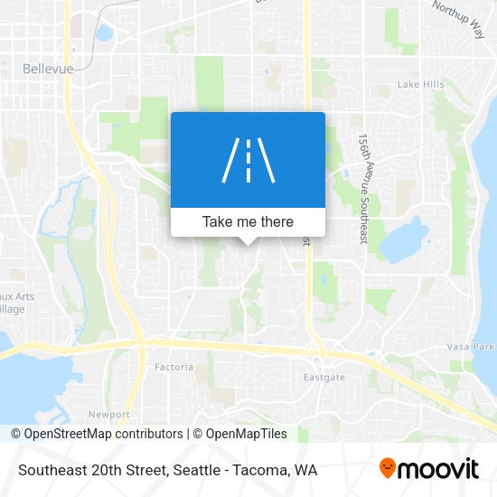 Mapa de Southeast 20th Street