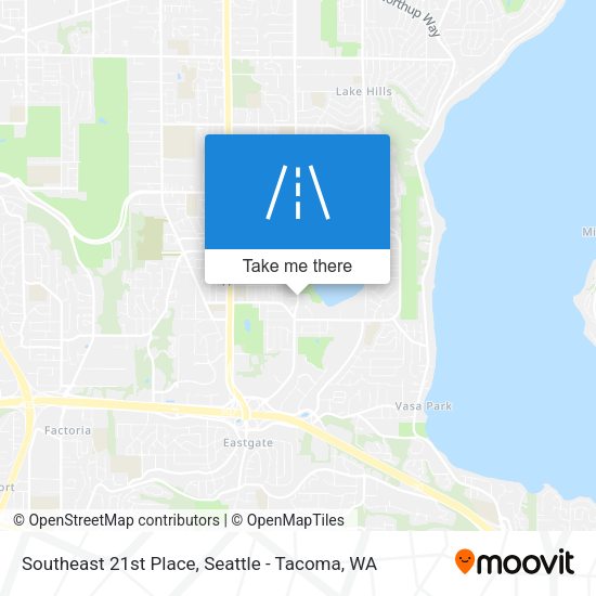 Southeast 21st Place map
