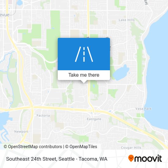 Southeast 24th Street map