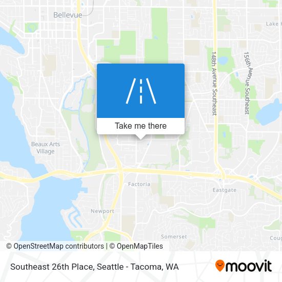 Southeast 26th Place map