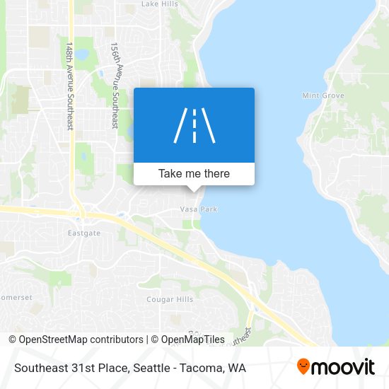 Southeast 31st Place map