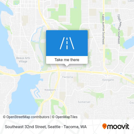 Mapa de Southeast 32nd Street