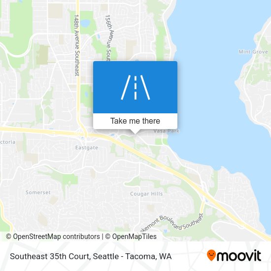 Southeast 35th Court map