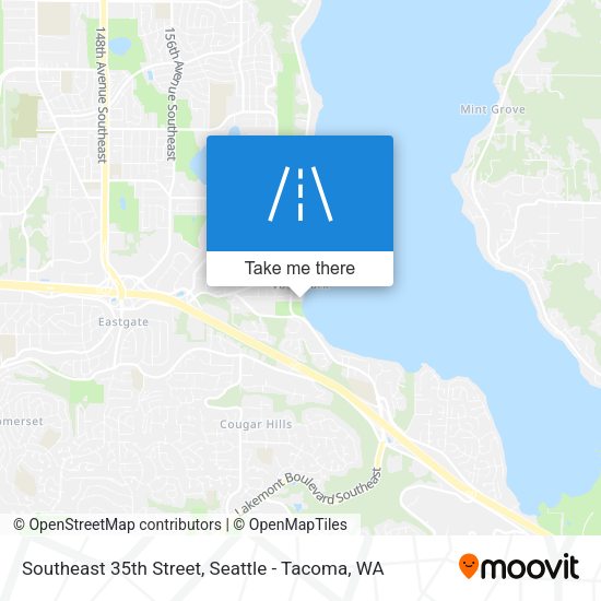 Southeast 35th Street map
