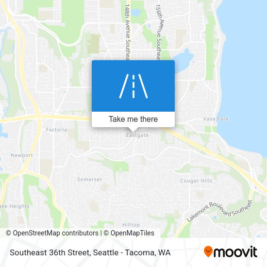 Mapa de Southeast 36th Street