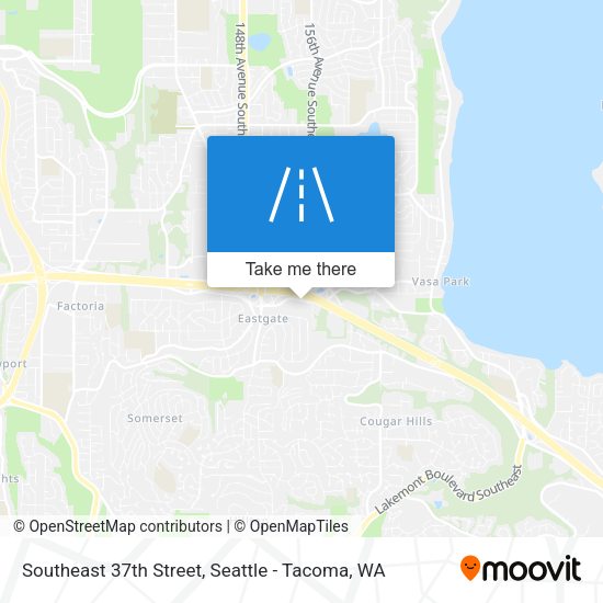 Mapa de Southeast 37th Street