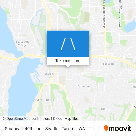 Mapa de Southeast 40th Lane