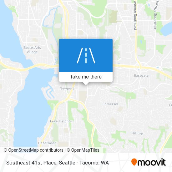 Mapa de Southeast 41st Place