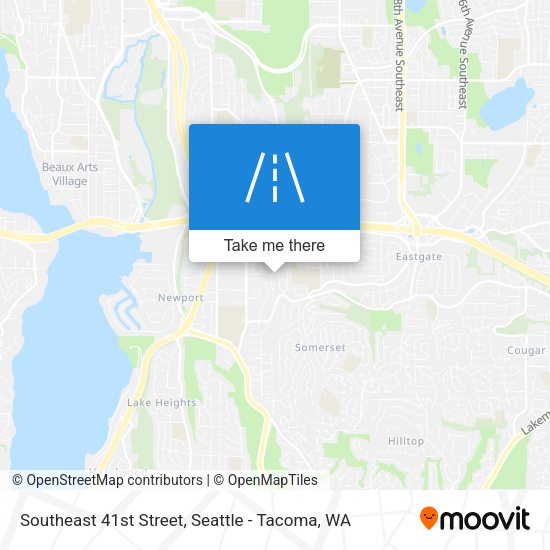 Mapa de Southeast 41st Street