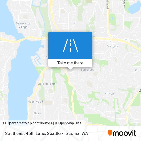 Southeast 45th Lane map