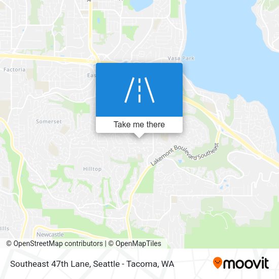 Mapa de Southeast 47th Lane