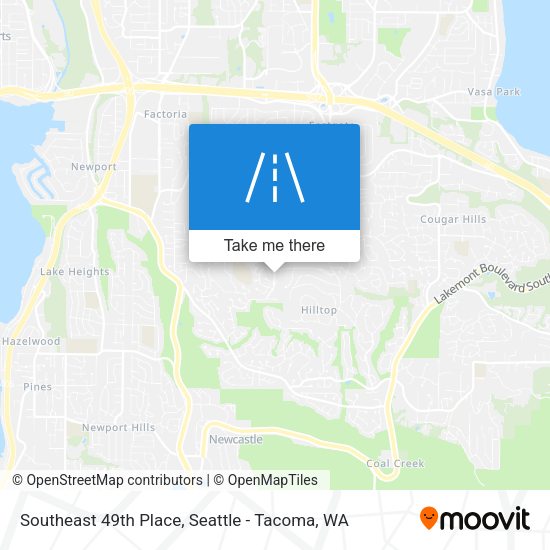 Mapa de Southeast 49th Place