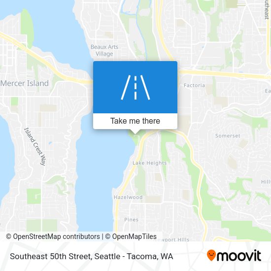 Mapa de Southeast 50th Street