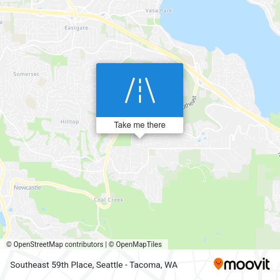 Southeast 59th Place map