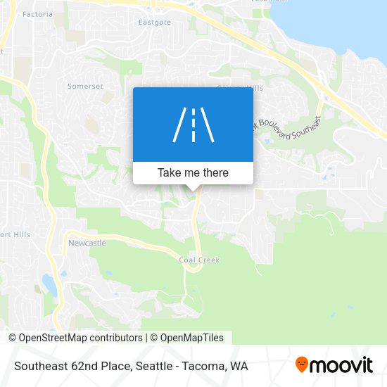 Mapa de Southeast 62nd Place