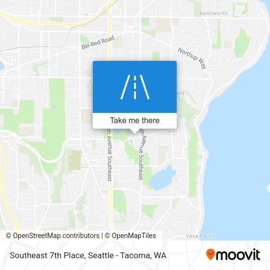 Southeast 7th Place map