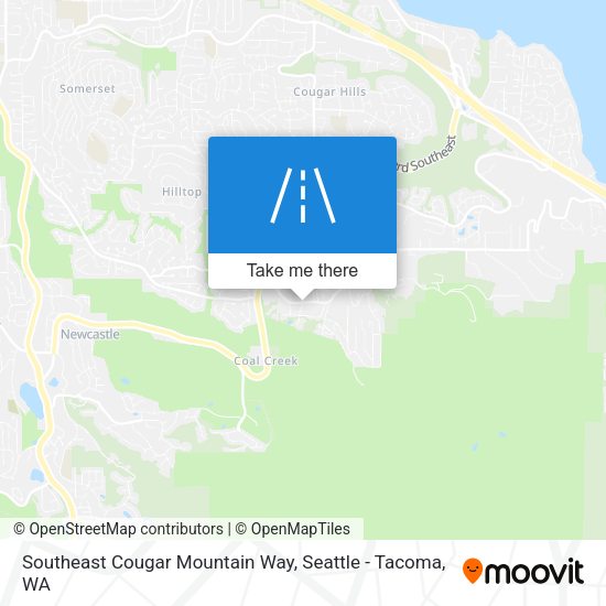 Mapa de Southeast Cougar Mountain Way