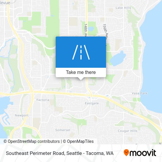 Southeast Perimeter Road map