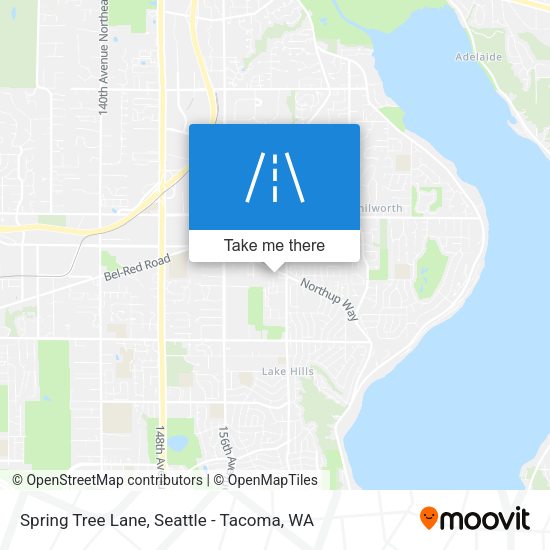 Spring Tree Lane map