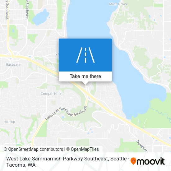 Mapa de West Lake Sammamish Parkway Southeast