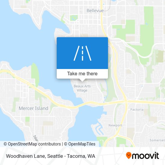 Mapa de Woodhaven Lane
