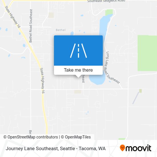 Journey Lane Southeast map