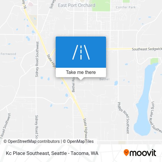 Mapa de Kc Place Southeast