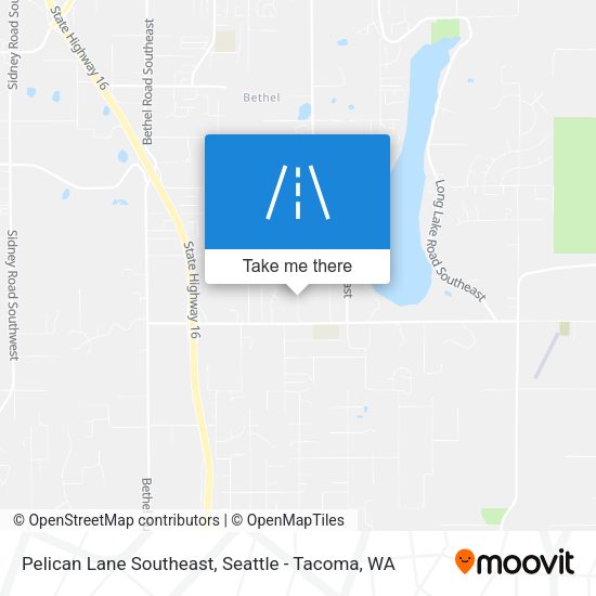 Pelican Lane Southeast map