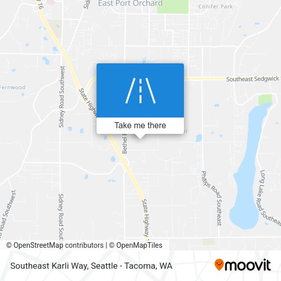Mapa de Southeast Karli Way