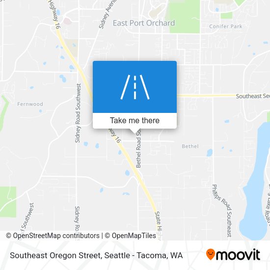 Southeast Oregon Street map