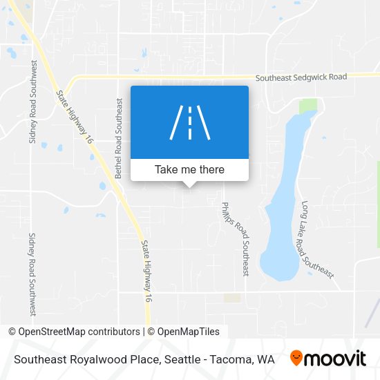 Southeast Royalwood Place map