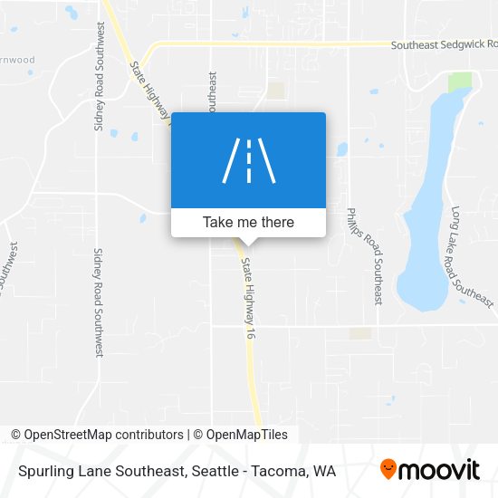Spurling Lane Southeast map
