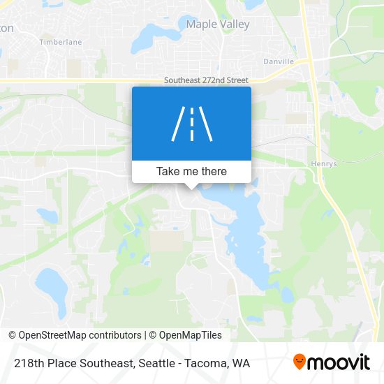 Mapa de 218th Place Southeast