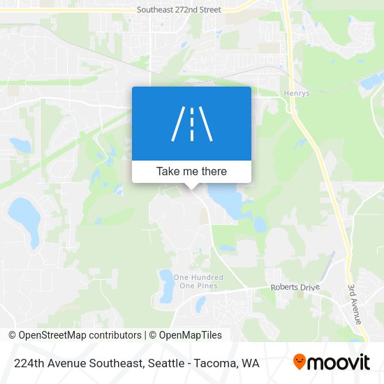 224th Avenue Southeast map