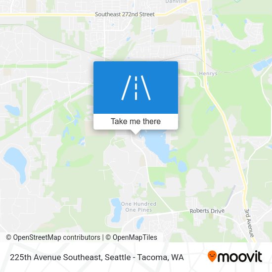 225th Avenue Southeast map