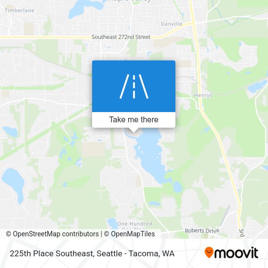 225th Place Southeast map