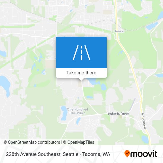 228th Avenue Southeast map
