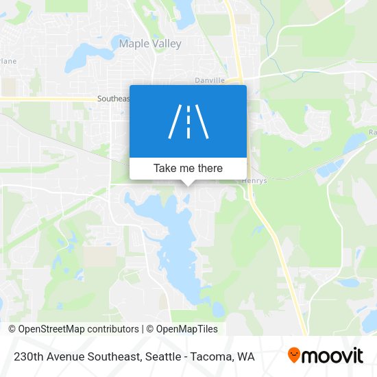 230th Avenue Southeast map