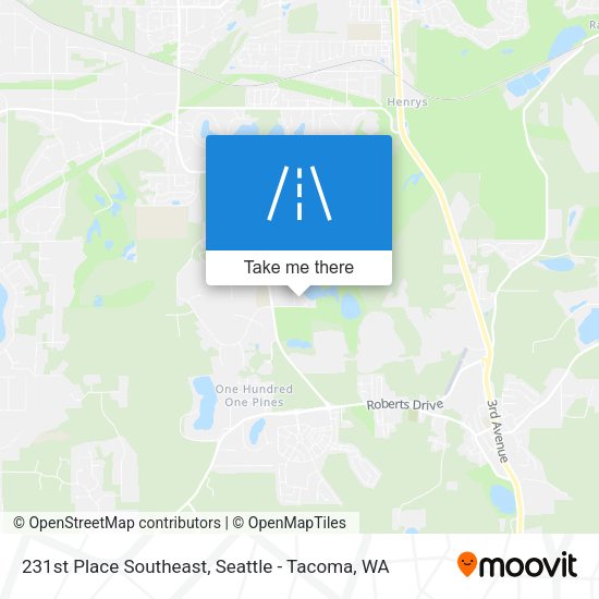 Mapa de 231st Place Southeast