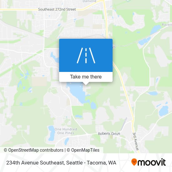 Mapa de 234th Avenue Southeast