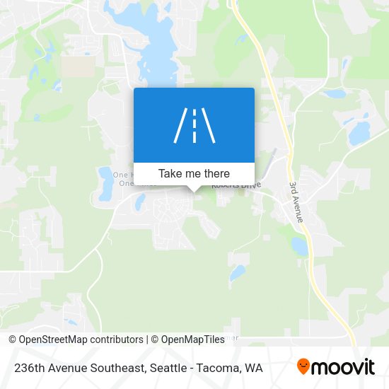 Mapa de 236th Avenue Southeast