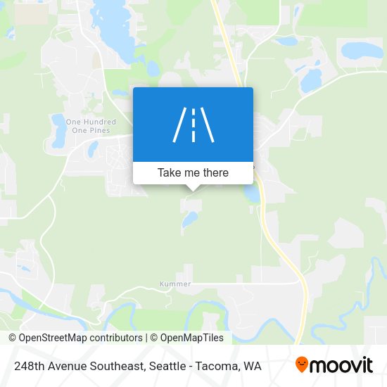 Mapa de 248th Avenue Southeast